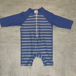 RuggedButts Long Sleeve One-Piece Rashguard Swimsuit